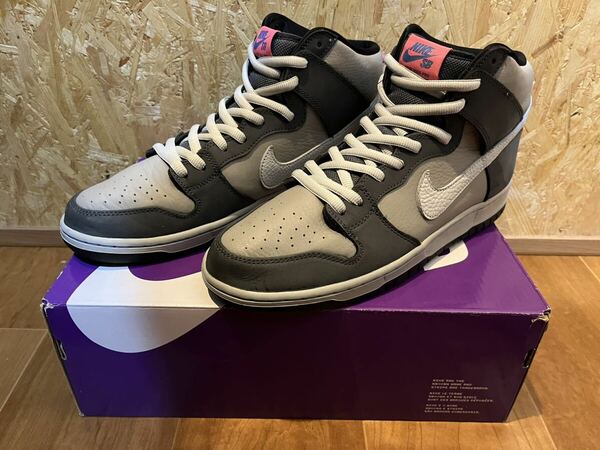 NIKE SB DUNK HIGH PRO ナイキ ダンク 29cm US11 FLINT GREY GREY FOG