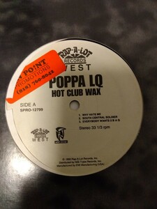 中古 g-rap poppa lq hot club wax hip hop vinyl レコード