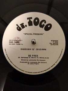 ブギー　中古 dr togo be free イタロブギー boogie funk soul vinyl レコード