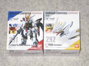 * FW GUNDAM CONVERGE #25* Strike freedom Gundam . тип p громкий Defender 2 шт. комплект * Mobile Suit Gundam SEED FREEDOM *