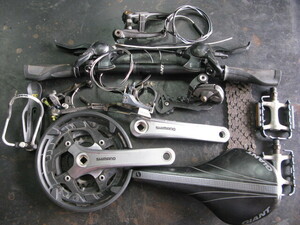  load * bike /GIANT bike from out did shimano[ALTUS] other parts complete set secondhand goods 