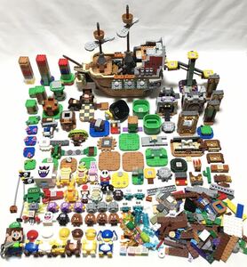 レゴ スーパーマリオ 大量セット まとめ / ルイージ クッパ ひこうせん / LEGO MARIO フィグ 人形 フィギュア パーツ ブロック 詰め合わせ