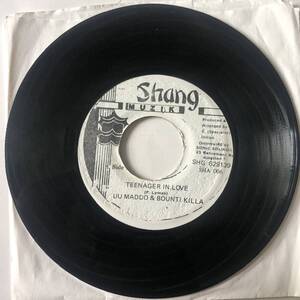 ★ UU maddo & bounti killa ★ teenager in love / shang 中古 レゲエ ダンスホール 7インチ