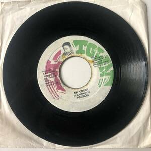 ★ passion ★ my queen / A town 中古 レゲエ ダンスホール 7インチ