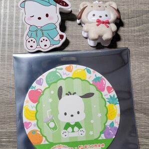 sanrio サンリオ サンリオキャラクターズ ポチャッコ コースター クリップ カプセルトイ サンリオくじ