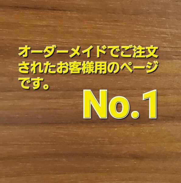 オーダーメイドNo.1