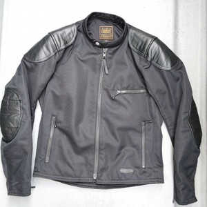 KADOYA メッシュ ライディングジャケット OLD MANX【S】カドヤ K's Leather ライダース ジャケット