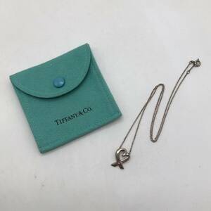 TIFFANY&Co. ティファニー ネックレス ラビングハート カラーストーン ピンク シルバー925 パロマピカソ アクセサリー P1654