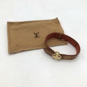 LOUIS VUITTON Louis Vuitton bracele belt leather accessory P1664