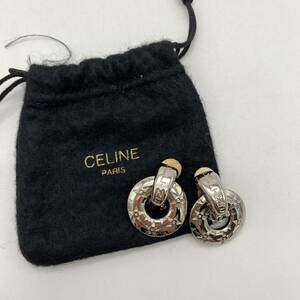 CELINE Celine серьги Circle серебряный мода аксессуары P1750