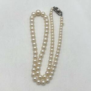 MIKIMOTO Mikimoto necklace pearl silver accessory P1778