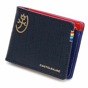 CASTELBAJAC カステルバジャック Rainbow レインボー 二つ折り財布 小銭入れあり 札入れ レザー　