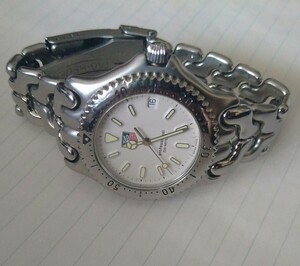 1990 period made TAG HEUER wristwatch S99.006K S/el series normal operation goods TAG Heuer 200m Professional F1 Ayrton Senna era quartz watch 