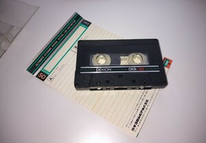 USED/90年代年当時物 DENON DX8 HIGH POSITION 50分 カセットテープ アナログ全盛期 ミュージックテープ 日本コロムビア株式会社