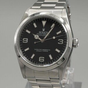 【OH済】1996年 ROLEX ロレックス エクスプローラーI 14270 T番 トリチウム シングル ポストヴィンテージ 箱・ギャラ