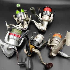 スピニング リール まとめ① DAIWA ワールドスピン R 4000◆SHIMANO ULTEGRA アルテグラ 1000◆RYOBI アプローズ ダイワ シマノ 釣具