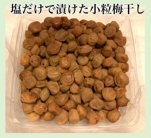 小粒南高梅 梅と天日塩だけで漬けた 梅干し800g 白干し 紀州産