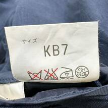 希少3XL◎リネン◎B&T CLUB ICHITEKI テーラードジャケット 大きいサイズ 4L 2B シングル メンズ 麻　背抜き 春夏 ビジネス ネイビー 紺色_画像9