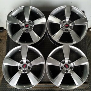 管理番号：A4-163【4本価格】【18×8.5J 5x114.3 ET+55 ハブ56】スバルSUBARU純正・インプレッサ WRX STI等・適格請求書発行可能