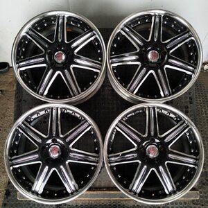 管理番号：A4-162【4本価額】【19x8J 5x114.3 ET+45 ハブ73】CRIMSON CLUB LINEA ・アルファード等・2ピース・適格請求書発行可能