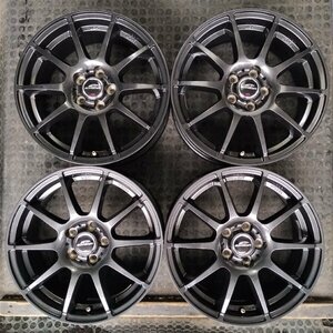 管理番号：A4-165【4本価格】【14x4.5J 4x100 ET+45 ハブ67】LOXARNY SPORT・ワゴンR スペーシア等・店頭引取可能・適格請求書発行可能