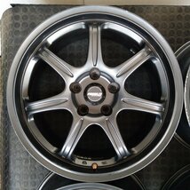 管理番号：A5-25【4本価格】【17x8J 5x114.3 ET+35 ハブ73】FINAL SPEED改・スカイライン等・店頭引取可能・適格請求書発行可能_画像6