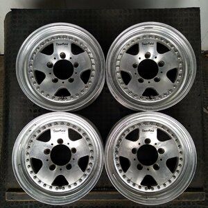 管理番号：A5-42【４本価格】【16x6.5J 5x139.7 ET+18 ハブ112】Deerfield・店頭引取可能・納品書＆適格請求書発行可能