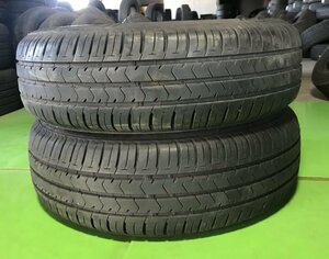 管理番号：C5-2-2●【送料無料！2本セット】175/65R15 BS Ecopia NH100C 2021年製 山あり/夏タイヤ/適格請求書発行可能