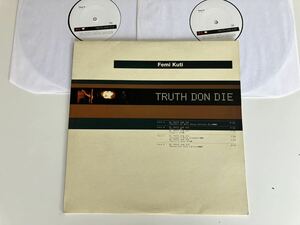 【2×12inch】FEMI KUTI / Truth Don Die(MAW,Masters At Work,Kerri Chandler,Jerome Sydenham,Nuyorican Soul) BARCLAY FRANCE 547293-1