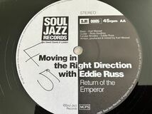 【UK Ori】Moving In The Right Direction/ Slow And Easy/Return Of The Emperor(with Eddie Russ) 12inch SOUL JAZZ UK SJR0005 93年盤_画像2