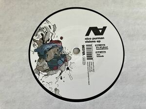 Nico Purman / Visions ep 4Track 12inch VAKANT GERMANY VA036 2011年ELECTRO,TECH HOUSE,MINIMAL,Nicolas Purman,ニコ・プルマン