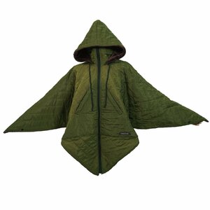  poncho thermal storage hot is g khaki water-repellent type outdoor camp sleeping area in the vehicle hood Parker men's lady's CARESTAR ZTKN-PON4