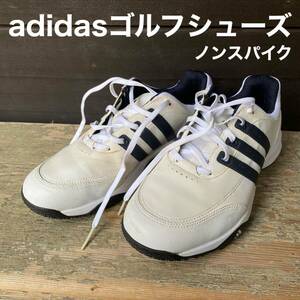 adidas ゴルフシューズ ノンスパイク 26.0cm adiwear アディダス アディウェア ゴルフ ゴルフウェア 中古品 