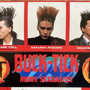 BUCK-TICK バクチク シール ステッカー ノベルティグッズ MORE SEXUAL!!!!! 送料込みの画像3