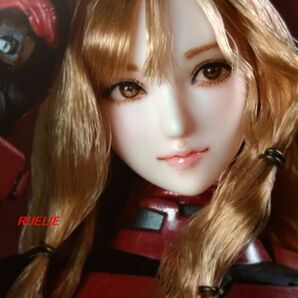 ●RUELIE●1/6カスタムドールヘッド●MR-S『アルク』※首穴5mm程に拡張済み クールガール オビツ01ヘッドの画像2