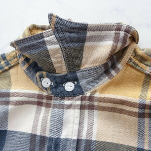 FULL COUNT flannel shirt フルカウントフランネルシャツ チェック size 40 ワークシャツの画像3