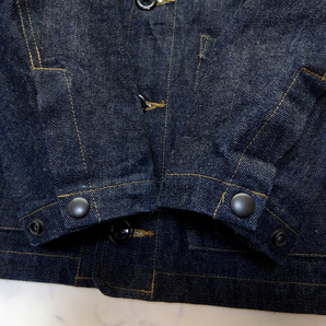 極美品 WEST RIDE Cycle Togs DENIM COVER ALLS ウエストライド ショールカラー デニムカバーオール 40の画像4