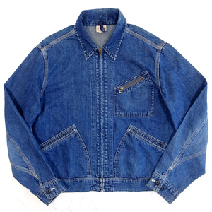 WARE HOUSE DOUBLE WORKS Warehouse двойной Works Denim Work жакет 38 DENIM WORK JACKET