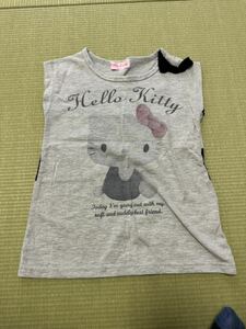  Hello Kitty girl T-shirt ( almost no sleeve )120cm Sanrio 
