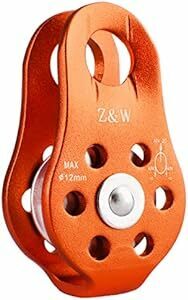 TRIWONDER climbing pulley micro single pulley rope pulley . fixed form lifting block Work Rescue single 