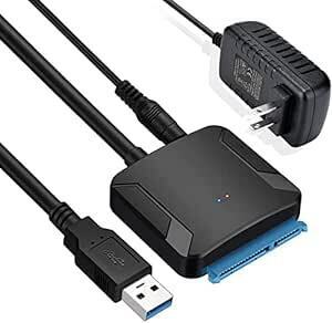 WOSOB SATA USB 変換ケーブル hdd 3.5 usb 2.5/3.5インチ 変換アダプター SSD HDD データ取