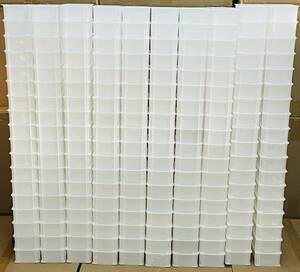  new goods with translation * plastic container 180 piece set white color [145×95×54mm] parts bok stool case large amount set BOX parts case 