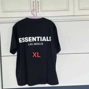 ESSENTIALS ブラックTシャツ 半袖 エッセンシャルズ ブラックXL