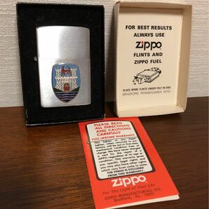 Zippo オイルライター　ウルフスブルグ紋章(七宝エンブレム) ビンテージ　未使用 