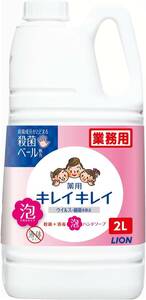 キレイキレイ 【業務用 大容量】薬用 泡ハンドソープ シトラスフルーティの香り (医薬部外品) 液体 詰替え用 2L