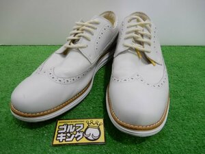 GK緑★ 906 【中古シューズ】★COLE HAAN★C33683★27.0cm（9.5）★スパイクレス★ホワイト★お値打ち★