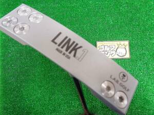 GK栄三越■ 232 【新品】L.AB.Golf LINK.1◆プレミアム・スチール黒◆33インチ◆パターカバー有◆人気◆激レア◆おすすめ