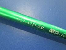 GK三好◆ 385【中古 シャフト】DERAMAX 027-47D-SR◆中先調子◆44.5インチ◆ピンスリーブ◆緑デラ◆デラマックス◆飛び系◆軽量◆_画像2