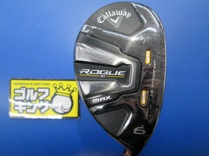 GK三好◆ 387【お買い得 ユーティリティ】キャロウェイ ROGUE ST MAX UT◆VENTUS5 for Callaway(JP)◆S◆26°/H6◆ローグSTマックス◆