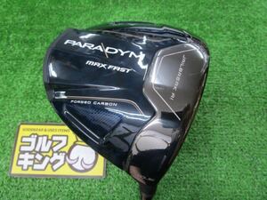 GK古城■ 【値下げ】 625 キャロウェイ PARADYM MAX FAST ドライバー★SPEEDER NX40 for Callaway(日本) ★R★10.5度★ヘッドカバー有★